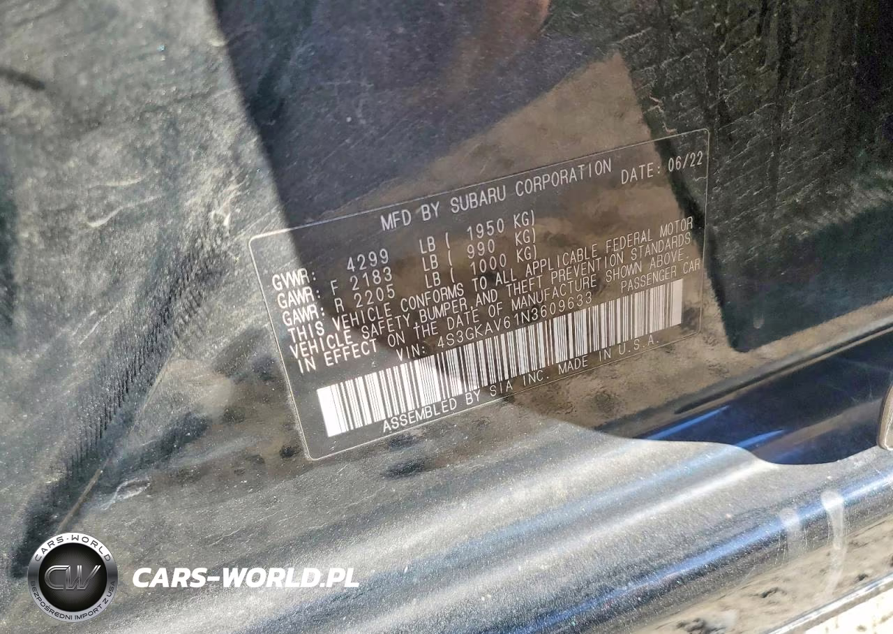 2022 Subaru Impreza Premium VIN:4S3GKAV61N3609633 - 13