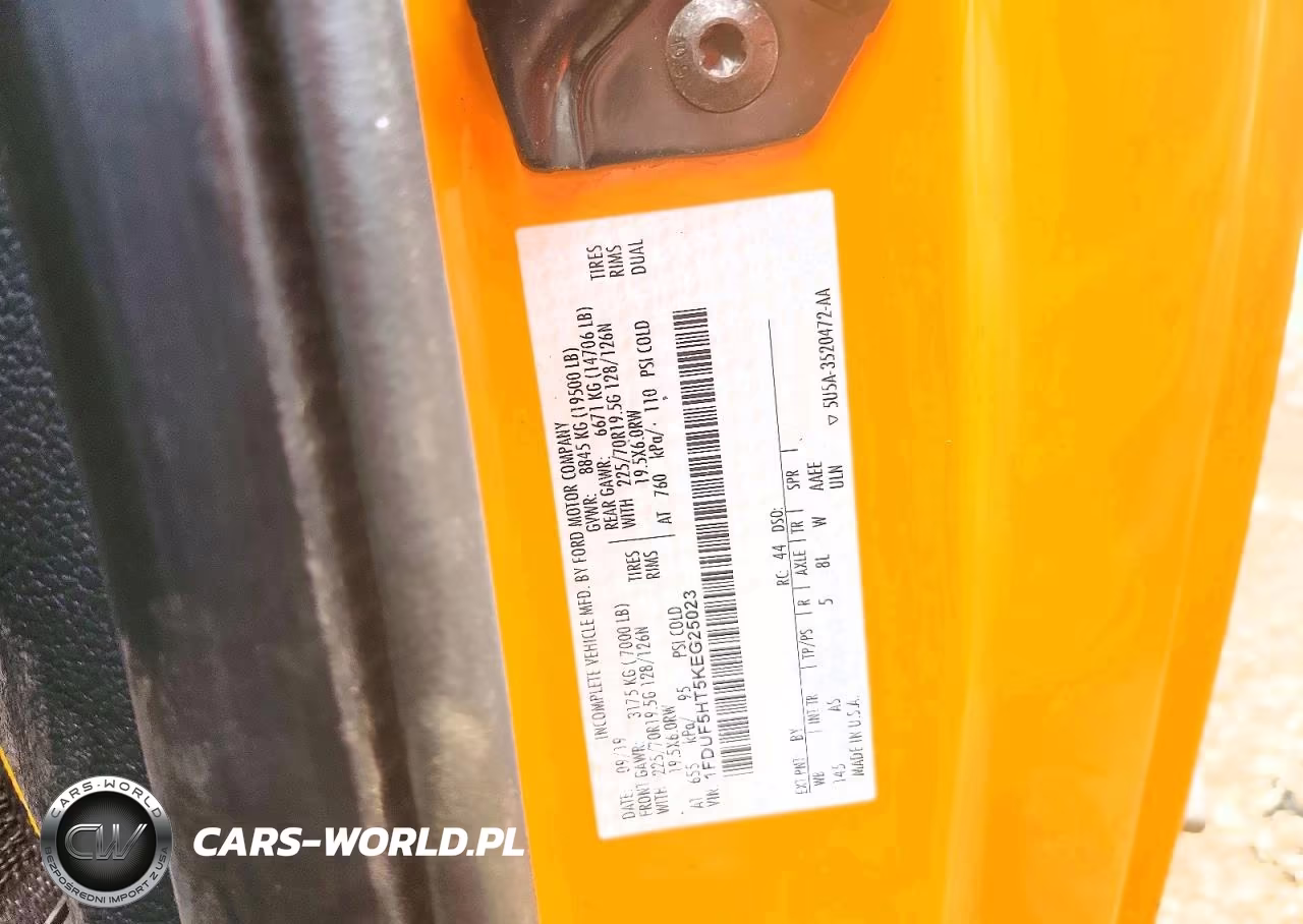 2019 Ford F550 Super Duty Dump Truck VIN:1FDUF5HT5KEG25023 - 13