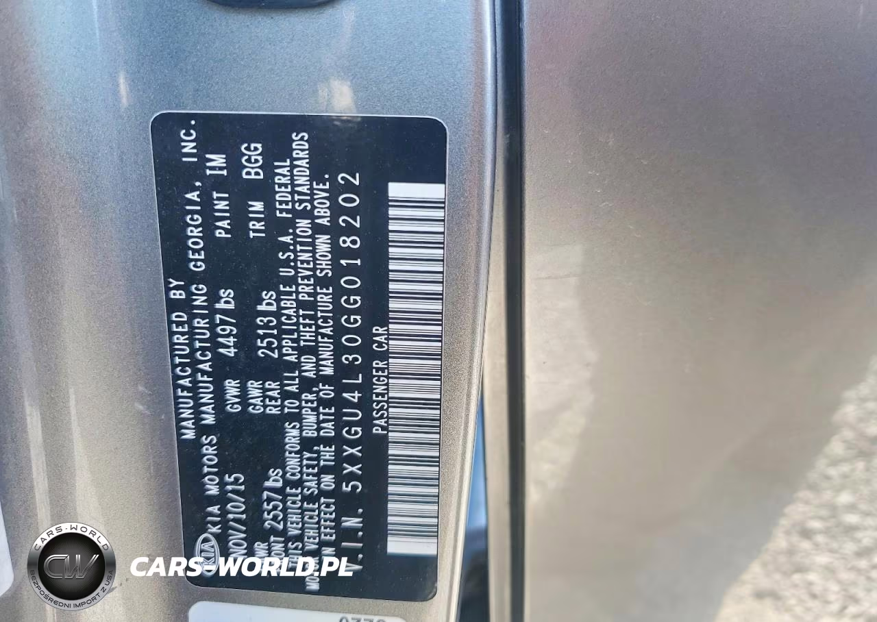 2016 Kia Optima Ex VIN:5XXGU4L30GG018202 - 13