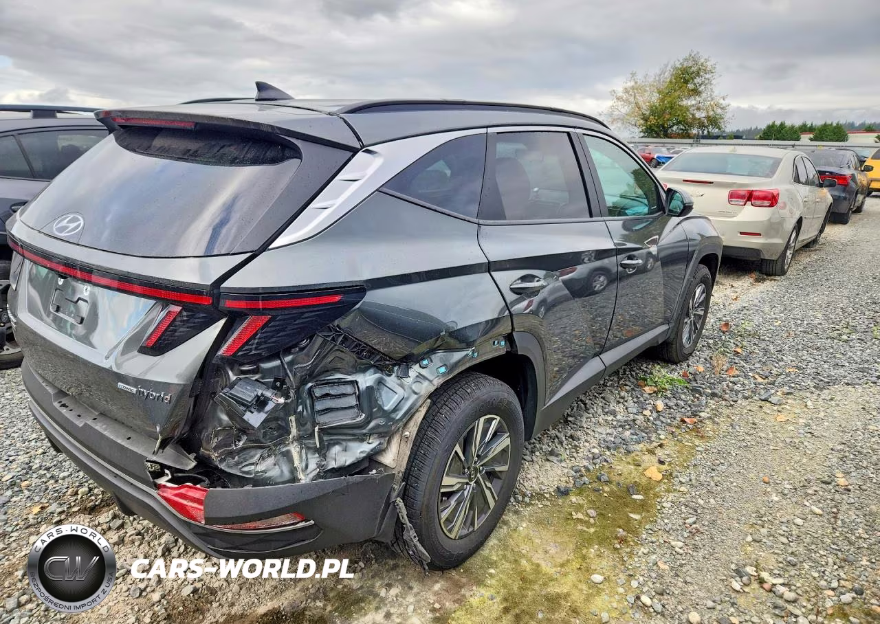 2023 Hyundai Tucson Blue VIN:KM8JBCA13PU111664 - 3