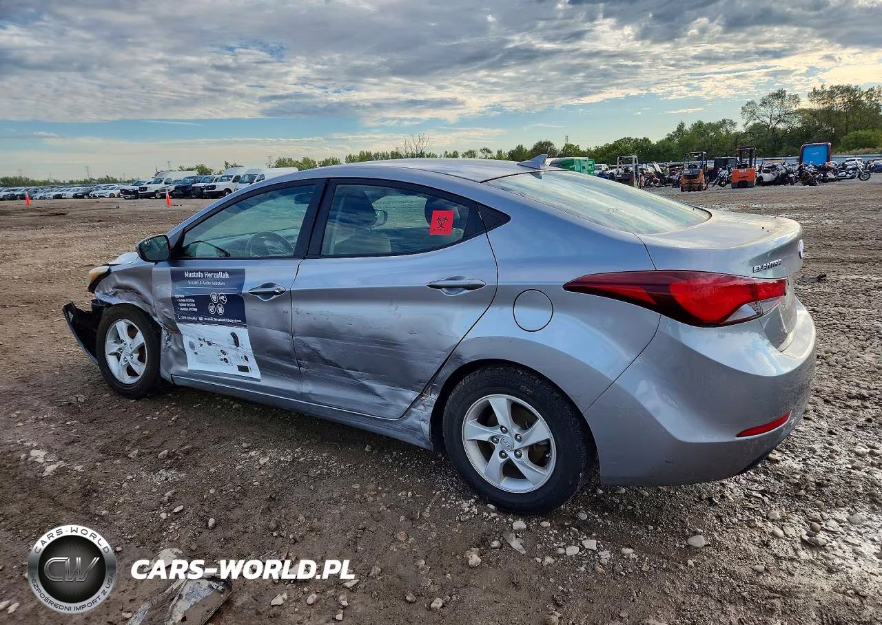 2015 Hyundai Elantra Se VIN:5NPDH4AE7FH589507 - 2