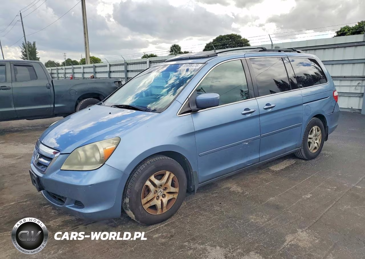 2007 Honda Odyssey Exl VIN:5FNRL38667B077251 - 1