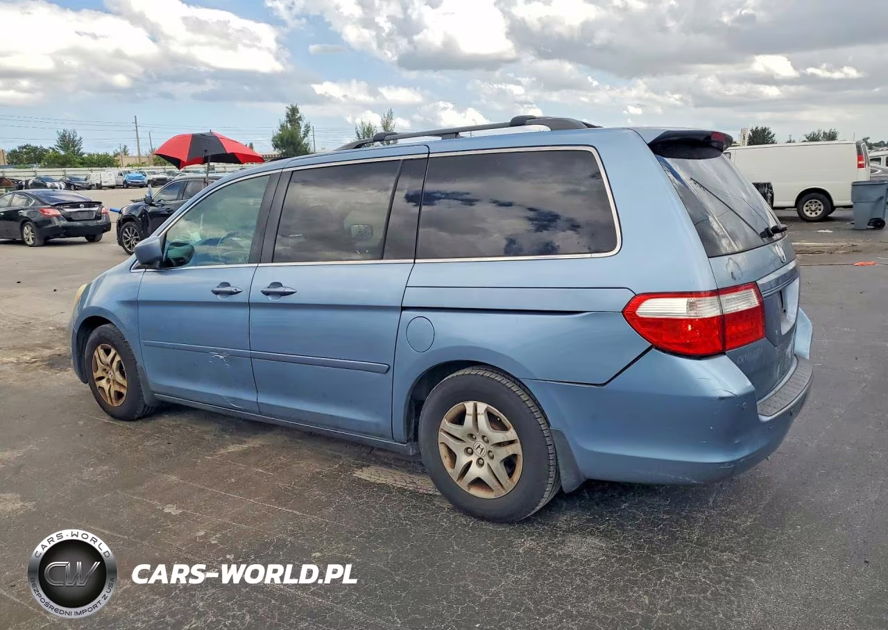 2007 Honda Odyssey Exl VIN:5FNRL38667B077251 - 2