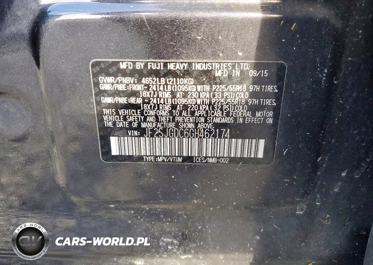 2016 Subaru Forester 2.0Xt Premium VIN:JF2SJGDC6GH462174 - 14