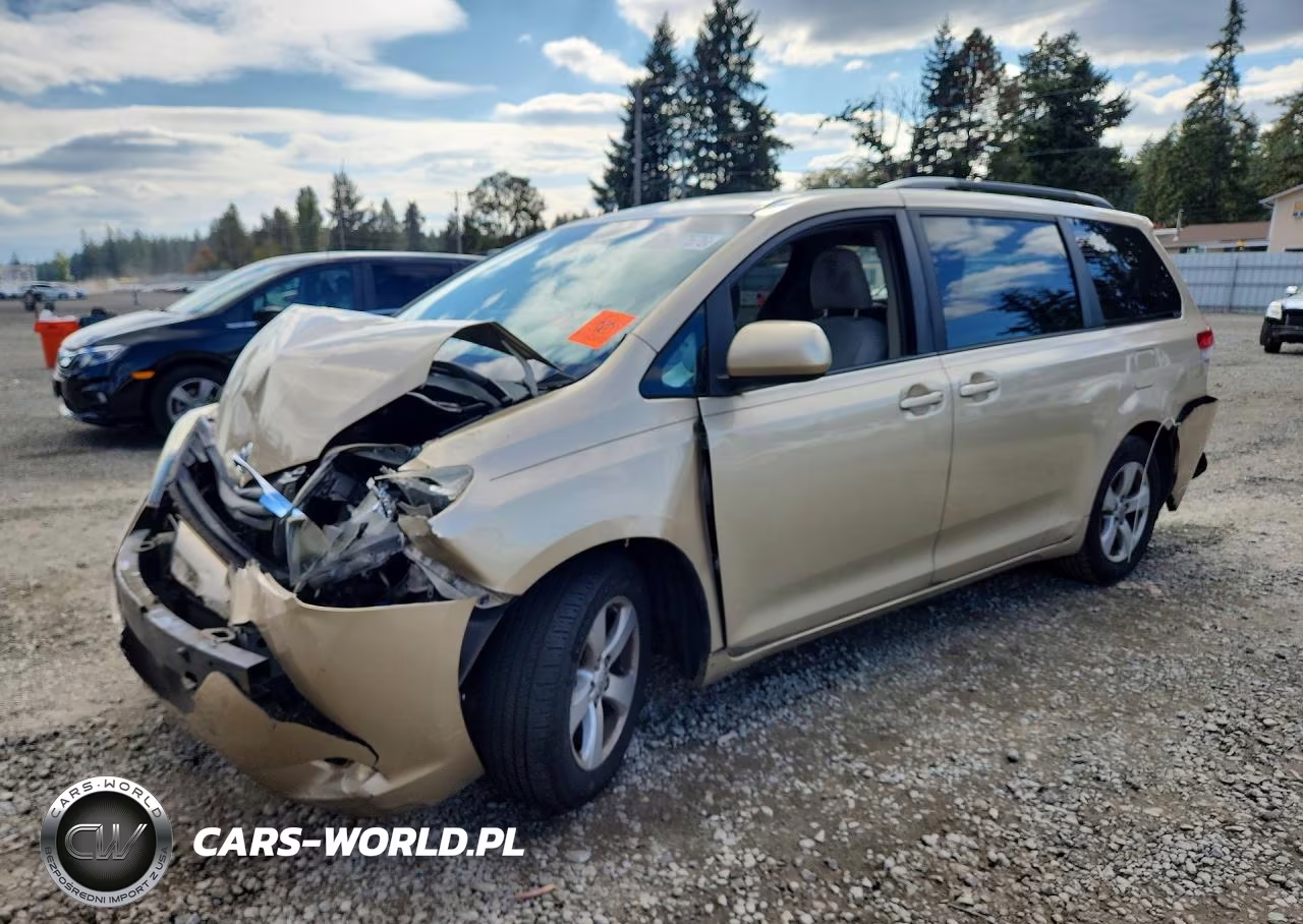 2011 Toyota Sienna Le VIN:5TDKK3DC7BS088098 - 1