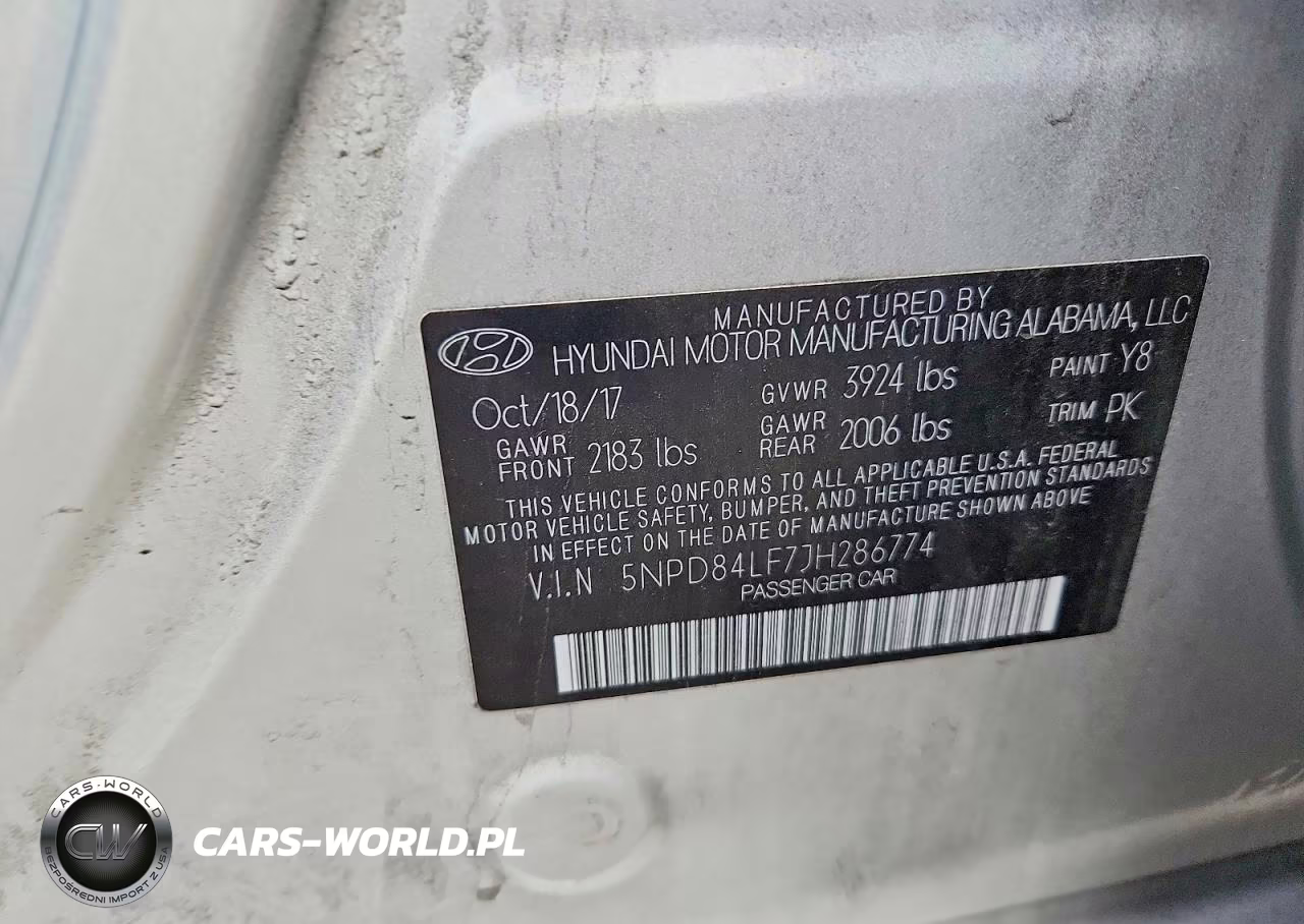 2018 Hyundai Elantra Sel VIN:5NPD84LF7JH286774 - 12