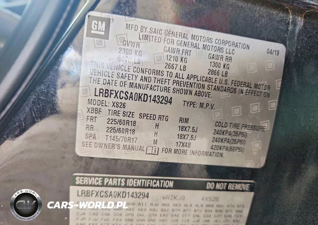 2019 Buick Envision Essence VIN:LRBFXCSA0KD143294 - 13