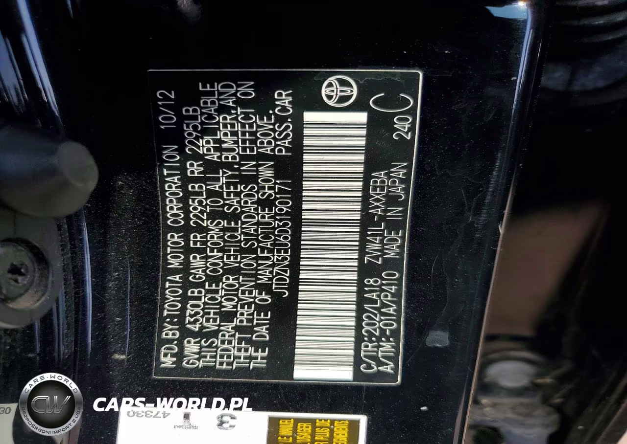 2013 Toyota Prius V Five VIN:JTDZN3EU6D3190171 - 12