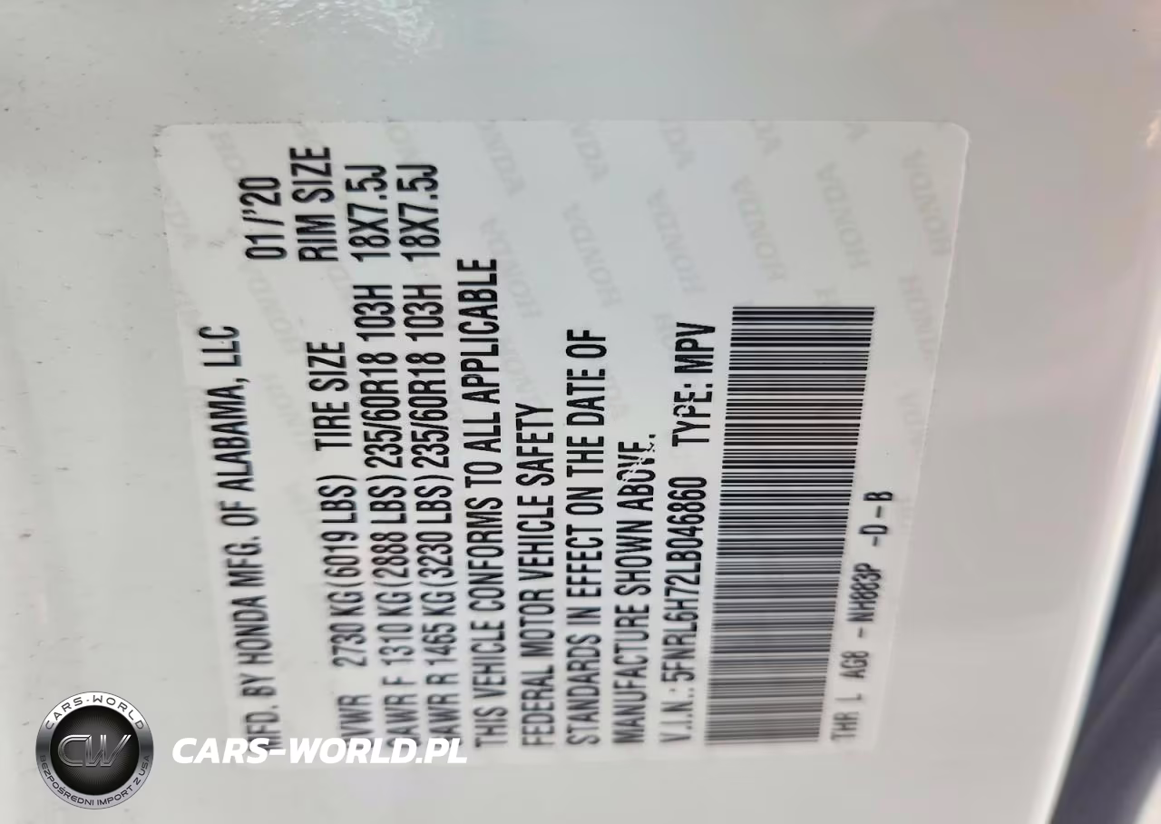 2020 Honda Odyssey Exl VIN:5FNRL6H72LB046860 - 13