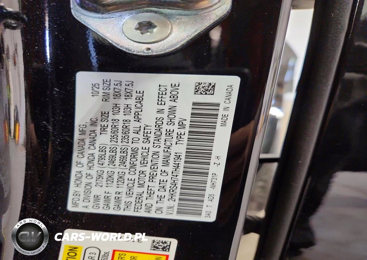 2026 Honda Cr-V Exl VIN:2HKRS4H74TH441941 - 12