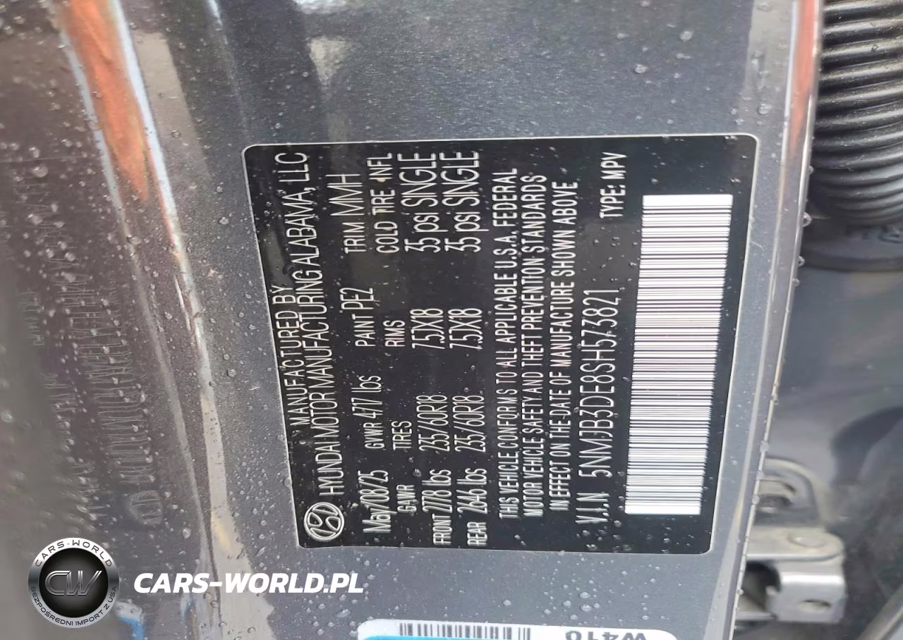 2025 Hyundai Tucson Sel VIN:5NMJB3DE8SH573821 - 13