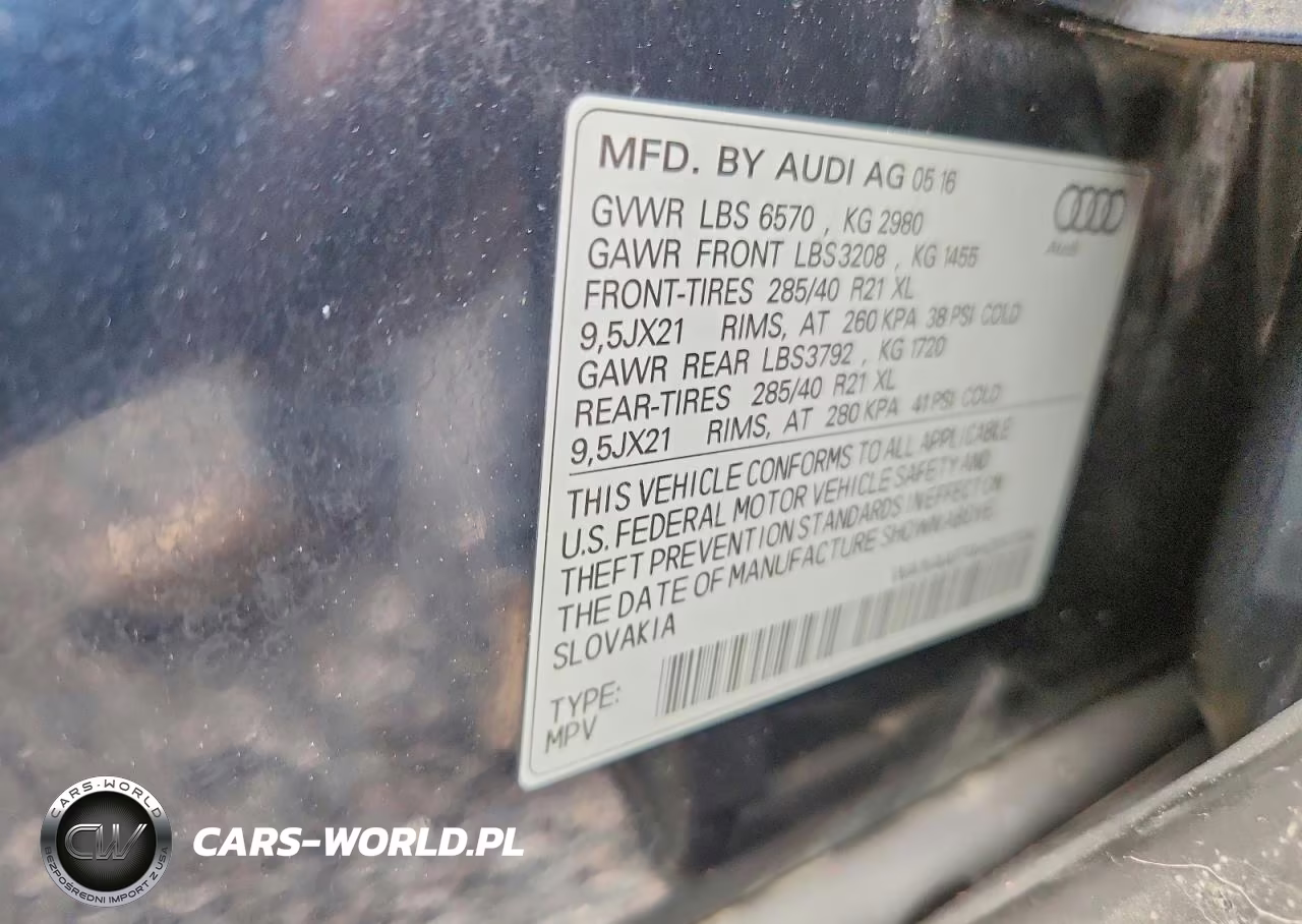 2017 Audi Q7 Prestige VIN:WA1VAAF74HD017394 - 13