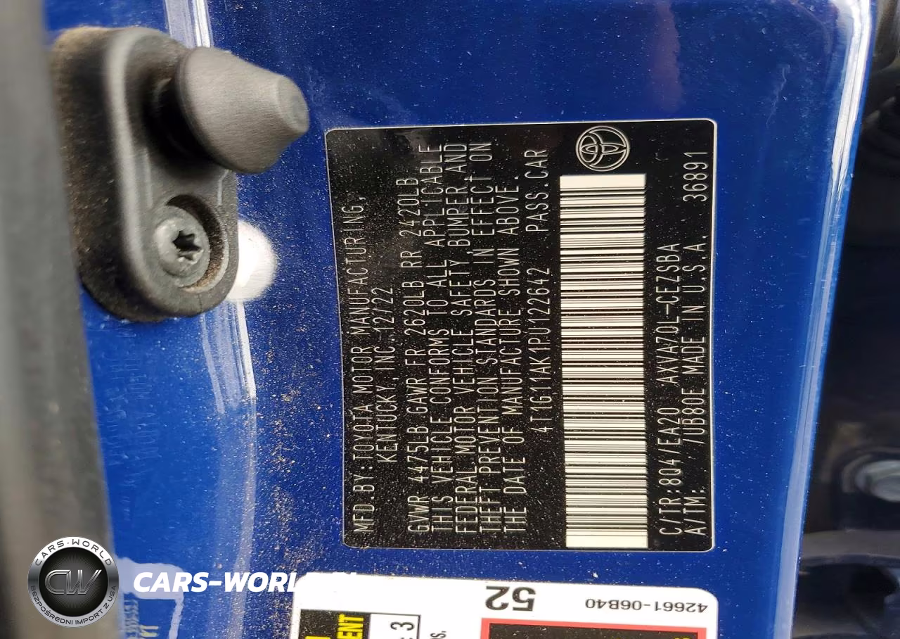 2023 Toyota Camry Se VIN:4T1G11AK1PU122642 - 13