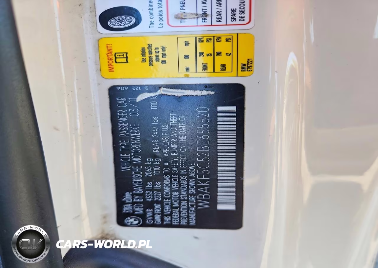 2011 BMW 328 Xi Sulev VIN:WBAKF5C52BE655520 - 13