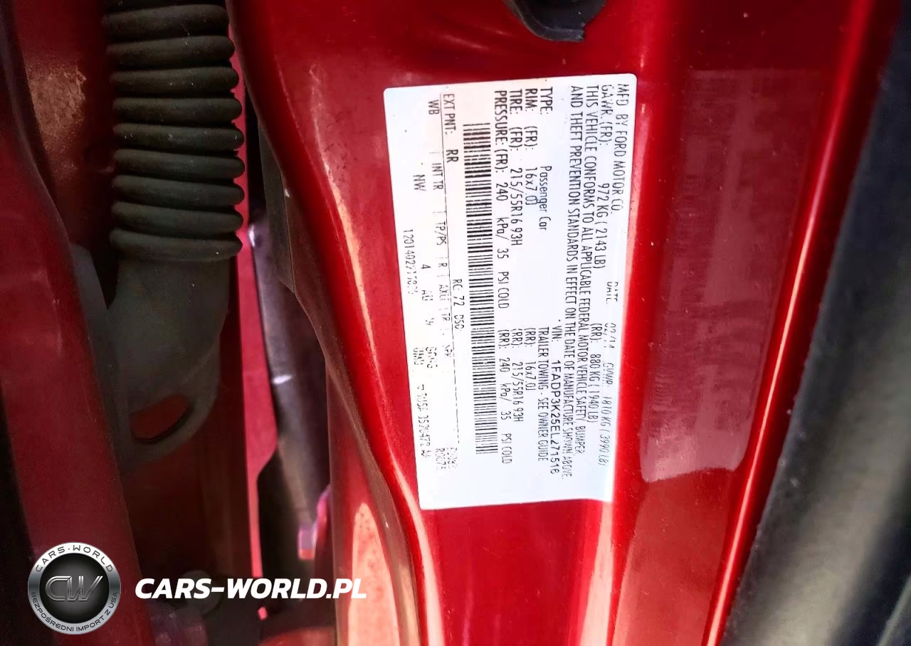 2014 Ford Focus Se VIN:1FADP3K25EL271516 - 12