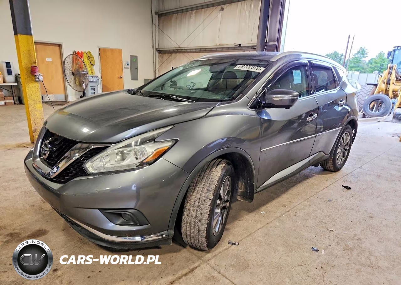 2015 Nissan Murano Sl VIN:5N1AZ2MH1FN232541 - 1