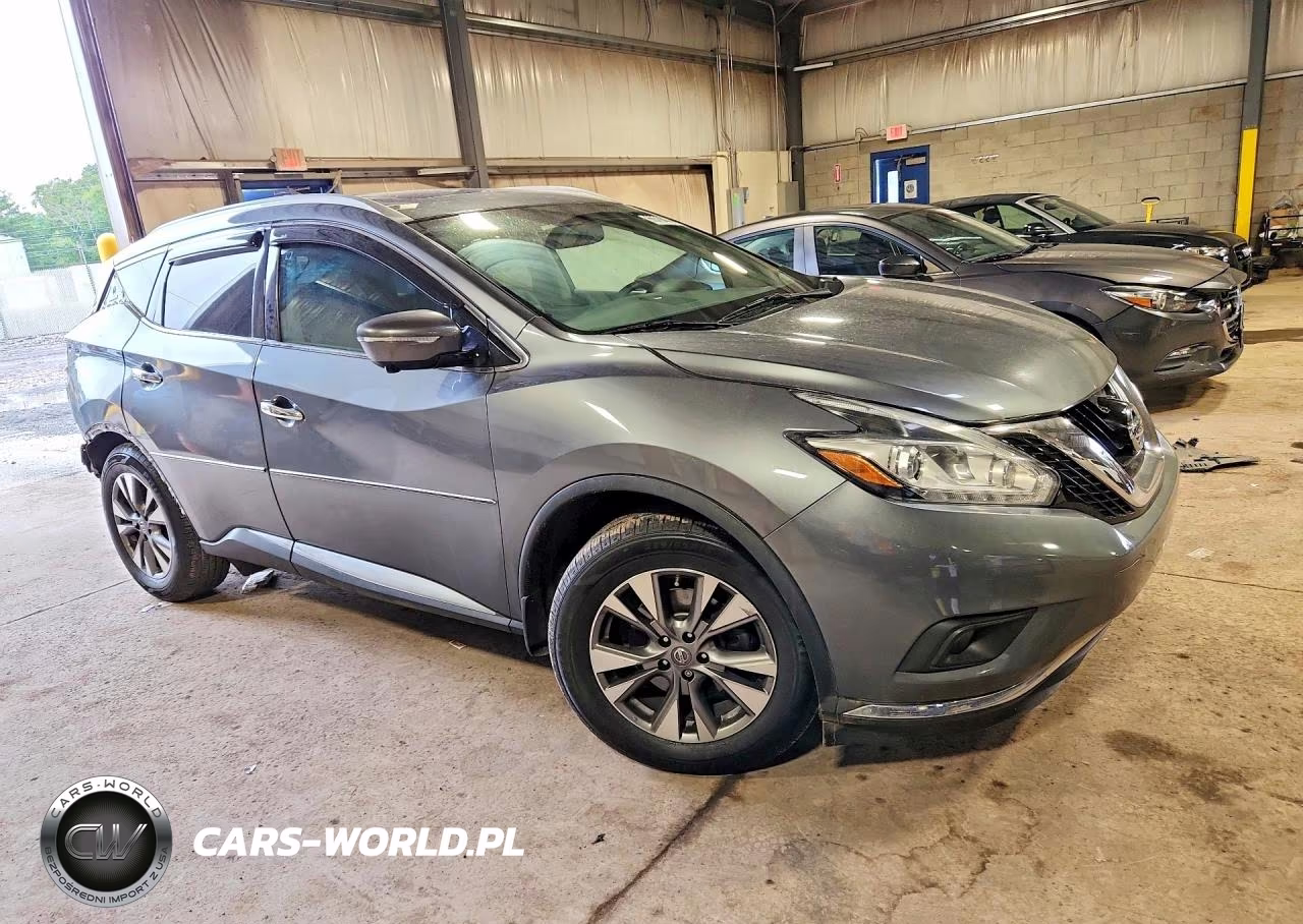 2015 Nissan Murano Sl VIN:5N1AZ2MH1FN232541 - 4