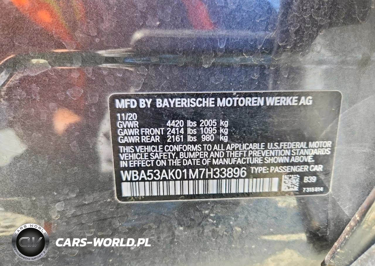 2021 BMW 228I VIN:WBA53AK01M7H33896 - 12