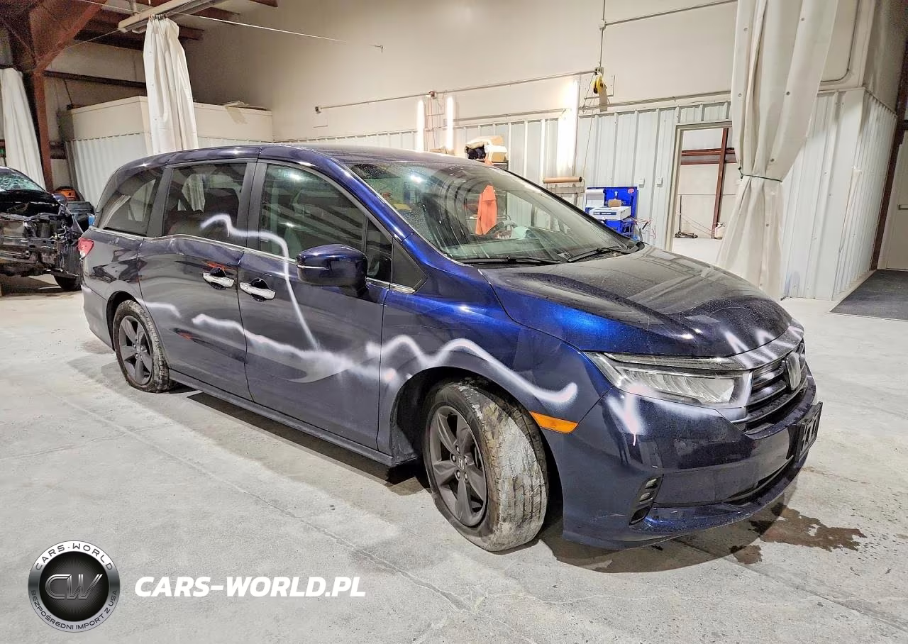 2022 Honda Odyssey Ex VIN:5FNRL6H52NB010720 - 4