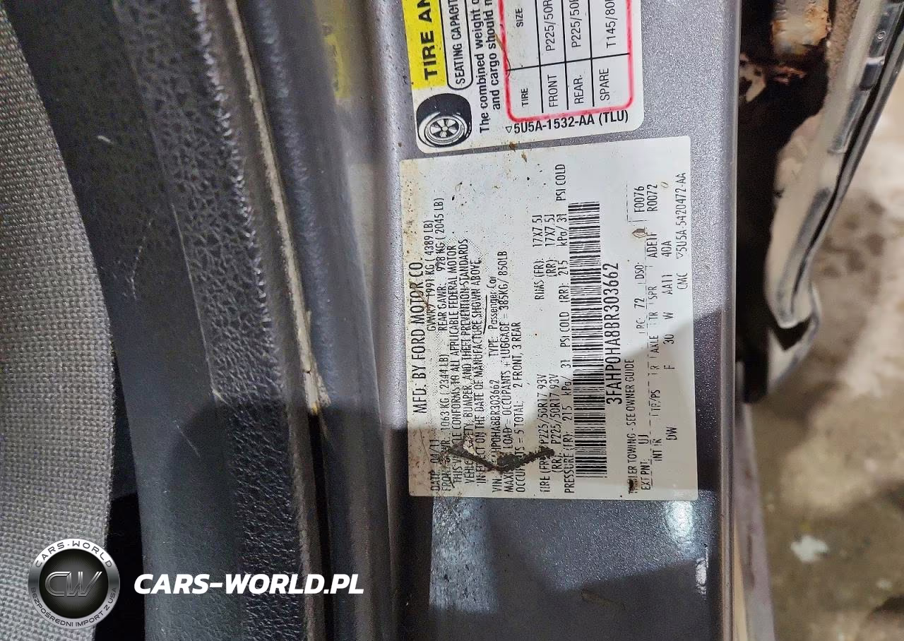 2011 Ford Fusion Se VIN:3FAHP0HA8BR303662 - 12