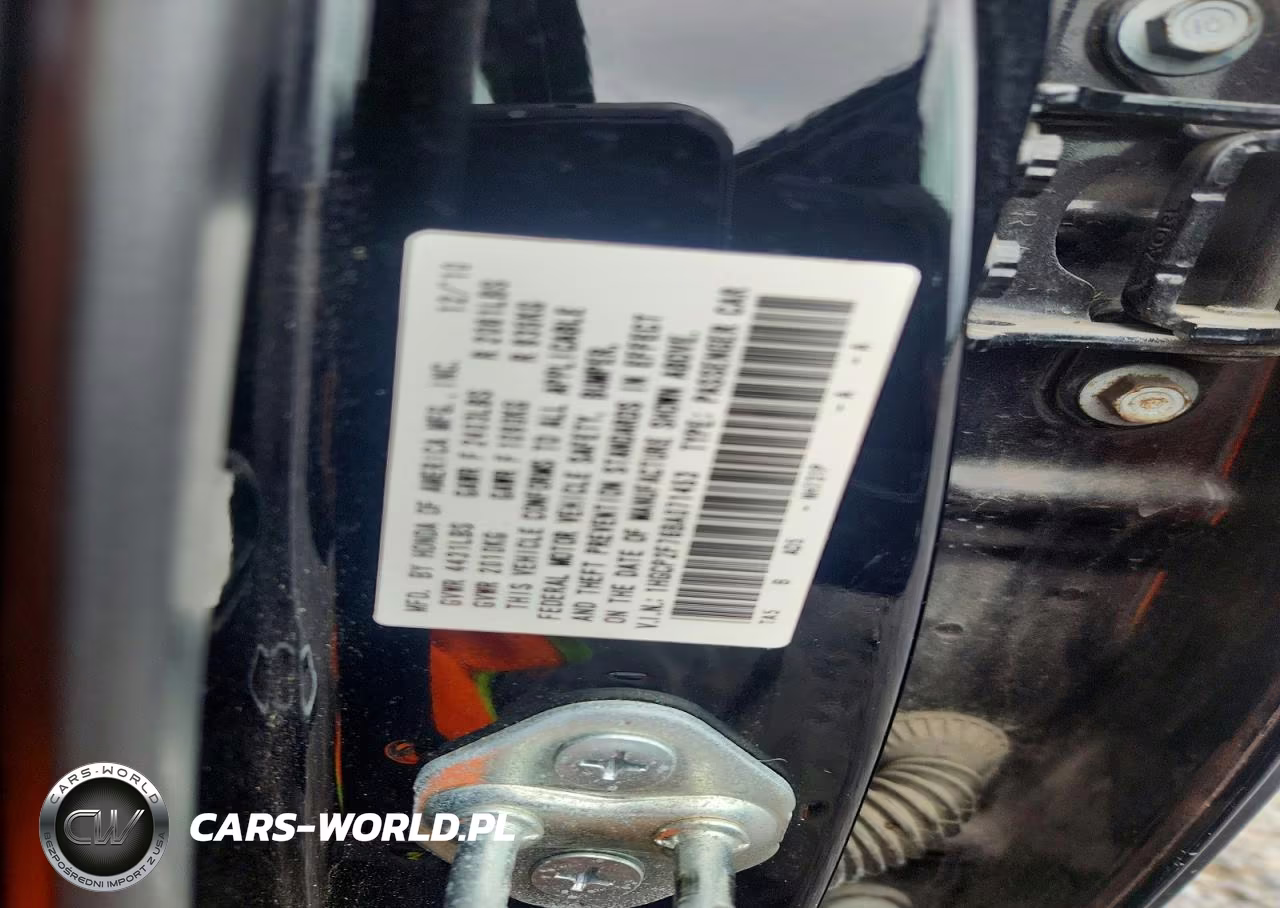 2011 Honda Accord Ex VIN:1HGCP2F76BA071453 - 12