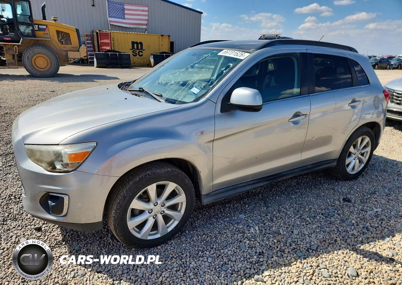2014 Mitsubishi Outlander Sport Se VIN:4A4AP4AU5EE017971 - 1