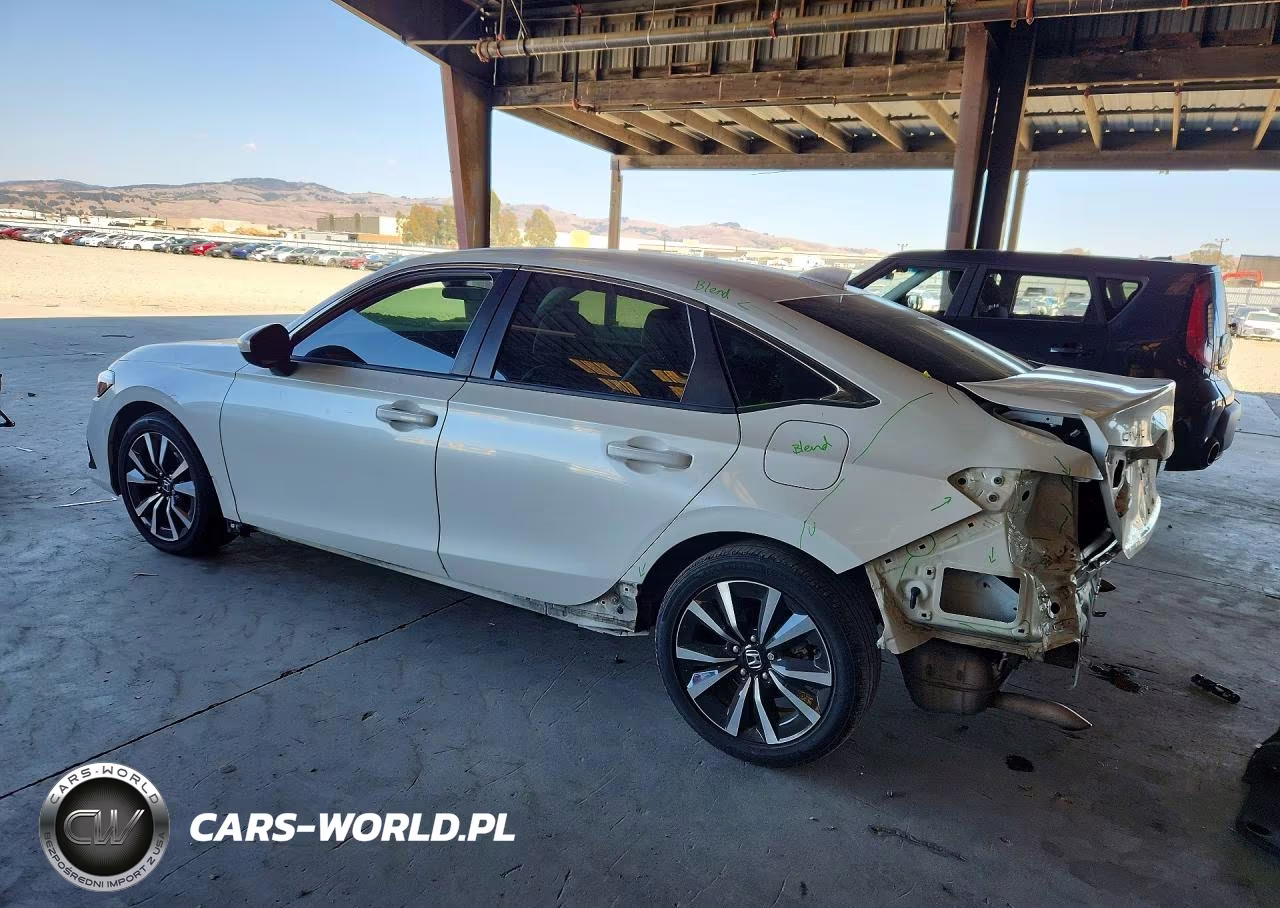 2022 Honda Civic Ex VIN:JHMFE1F79NX008312 - 2