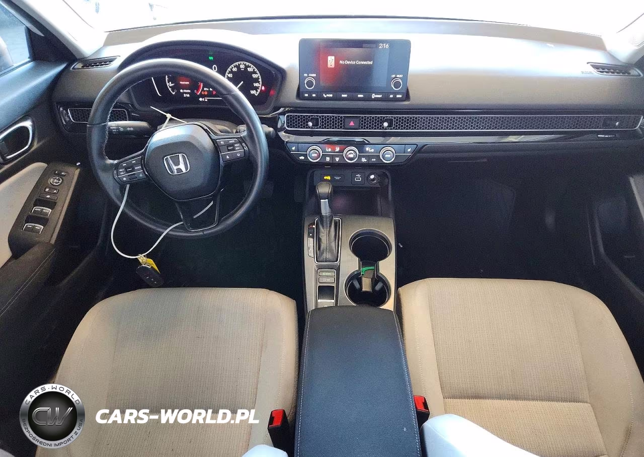 2022 Honda Civic Ex VIN:JHMFE1F79NX008312 - 8