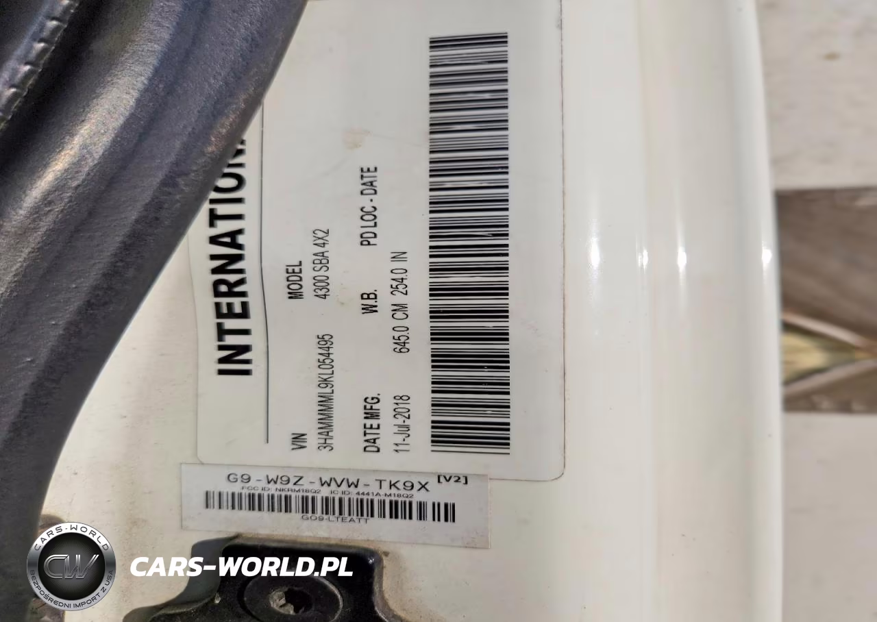 2019 International 4300 Box Truck VIN:3HAMMMML9KL054495 - 13