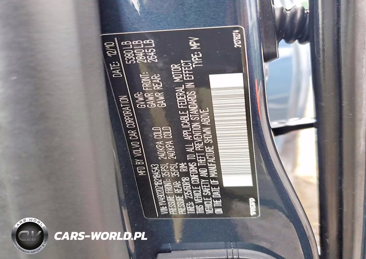2011 Volvo Xc60 T6 VIN:YV4902DZ1B2184543 - 12