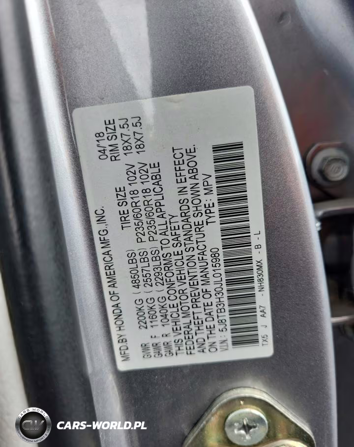 2018 Acura Rdx VIN:5J8TB3H30JL015980 - 13