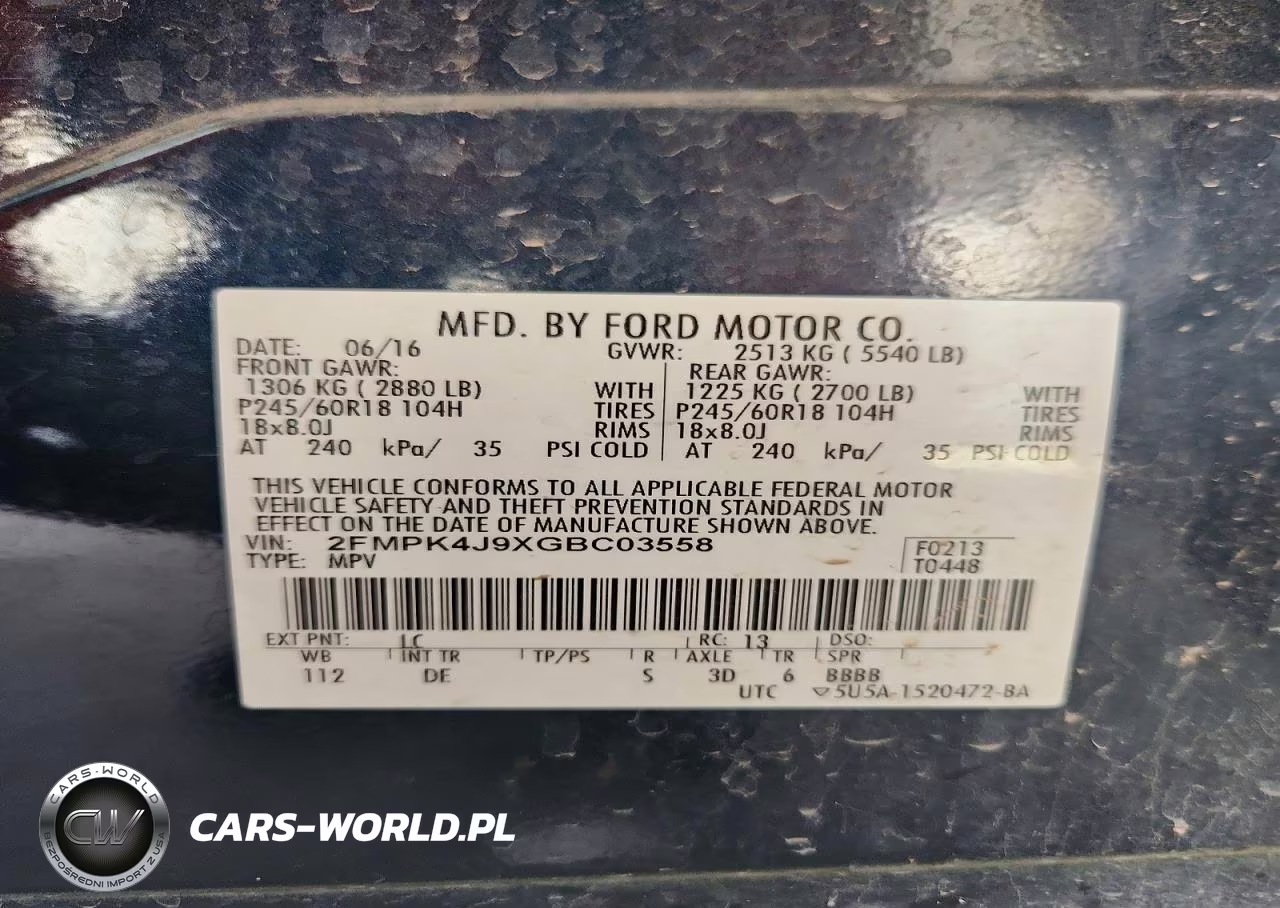 2016 Ford Edge Sel VIN:2FMPK4J9XGBC03558 - 14