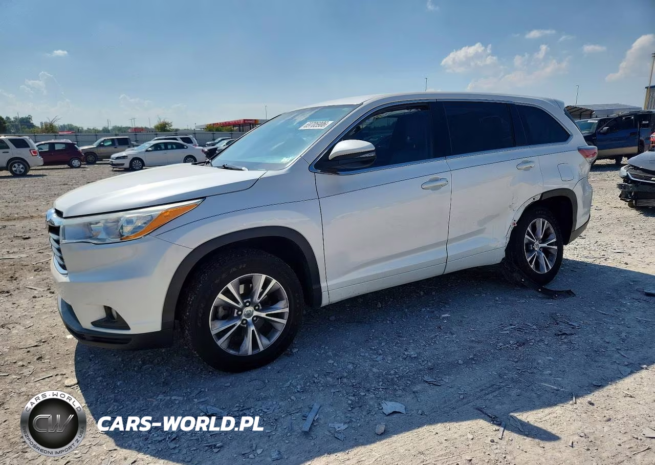 2014 Toyota Highlander Le Plus VIN:5TDZKRFH4ES036796 - 1