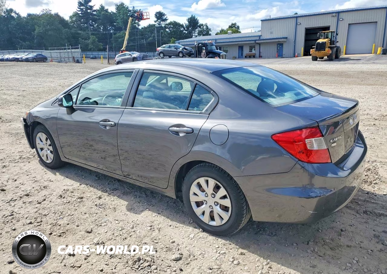 2012 Honda Civic Lx VIN:2HGFB2F54CH572029 - 2