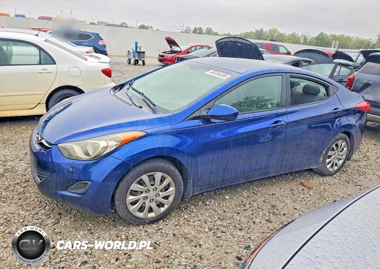 2013 Hyundai Elantra Gls VIN:KMHDH4AE2DU485263 - 1