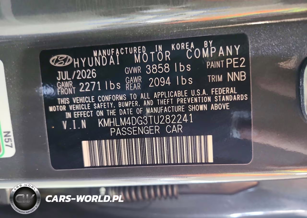 2026 Hyundai Elantra Sel Sport VIN:KMHLM4DG3TU282241 - 12