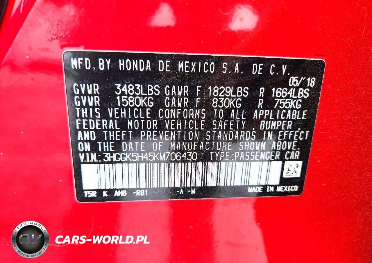 2019 Honda Fit Lx VIN:3HGGK5H45KM706430 - 12