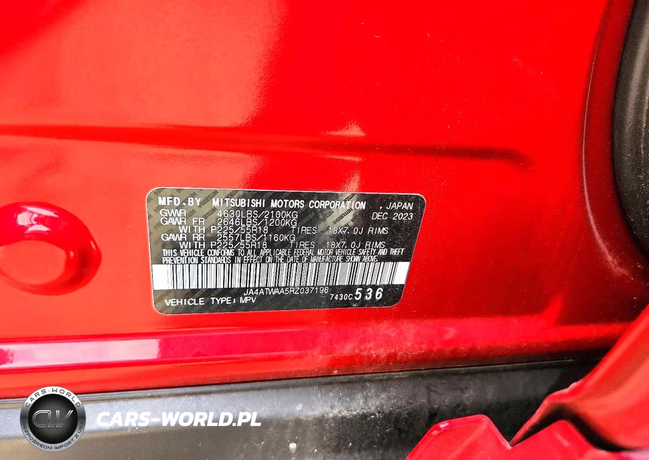 2024 Mitsubishi Eclipse Cross Se VIN:JA4ATWAA5RZ037196 - 13