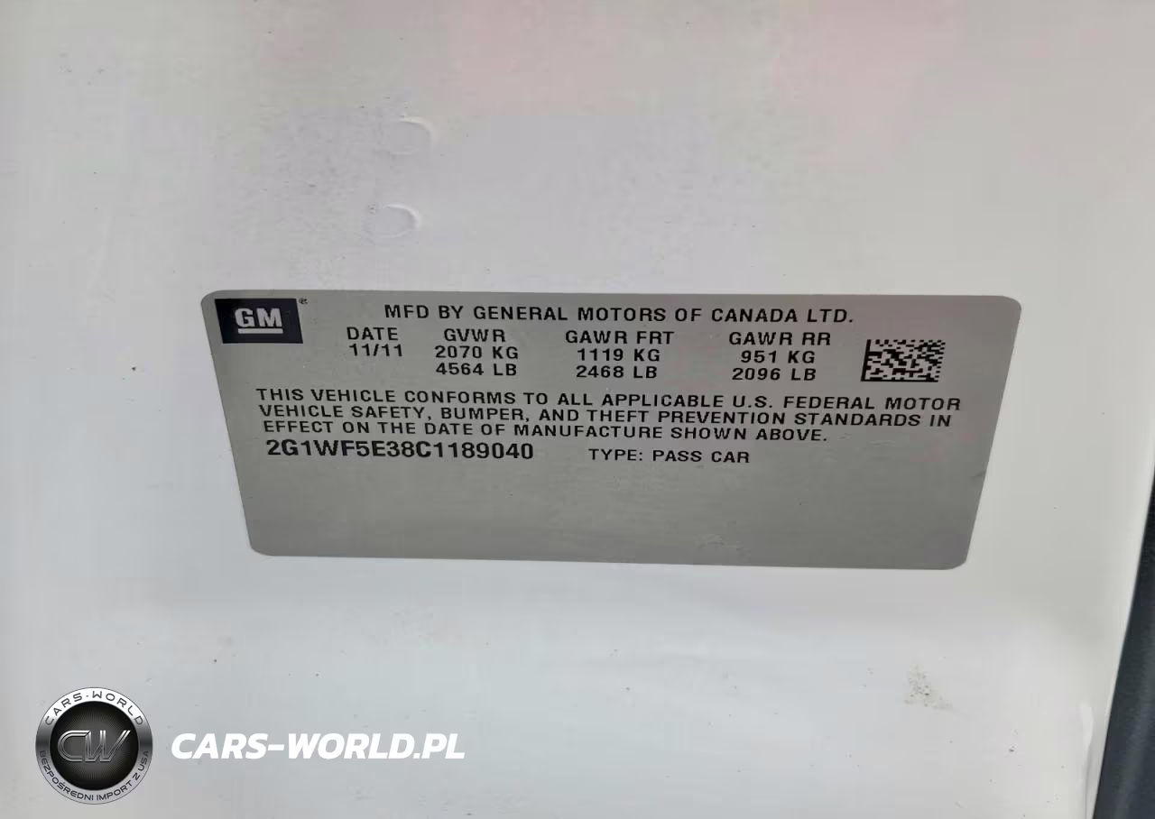 2012 Chevrolet Impala Ls VIN:2G1WF5E38C1189040 - 12