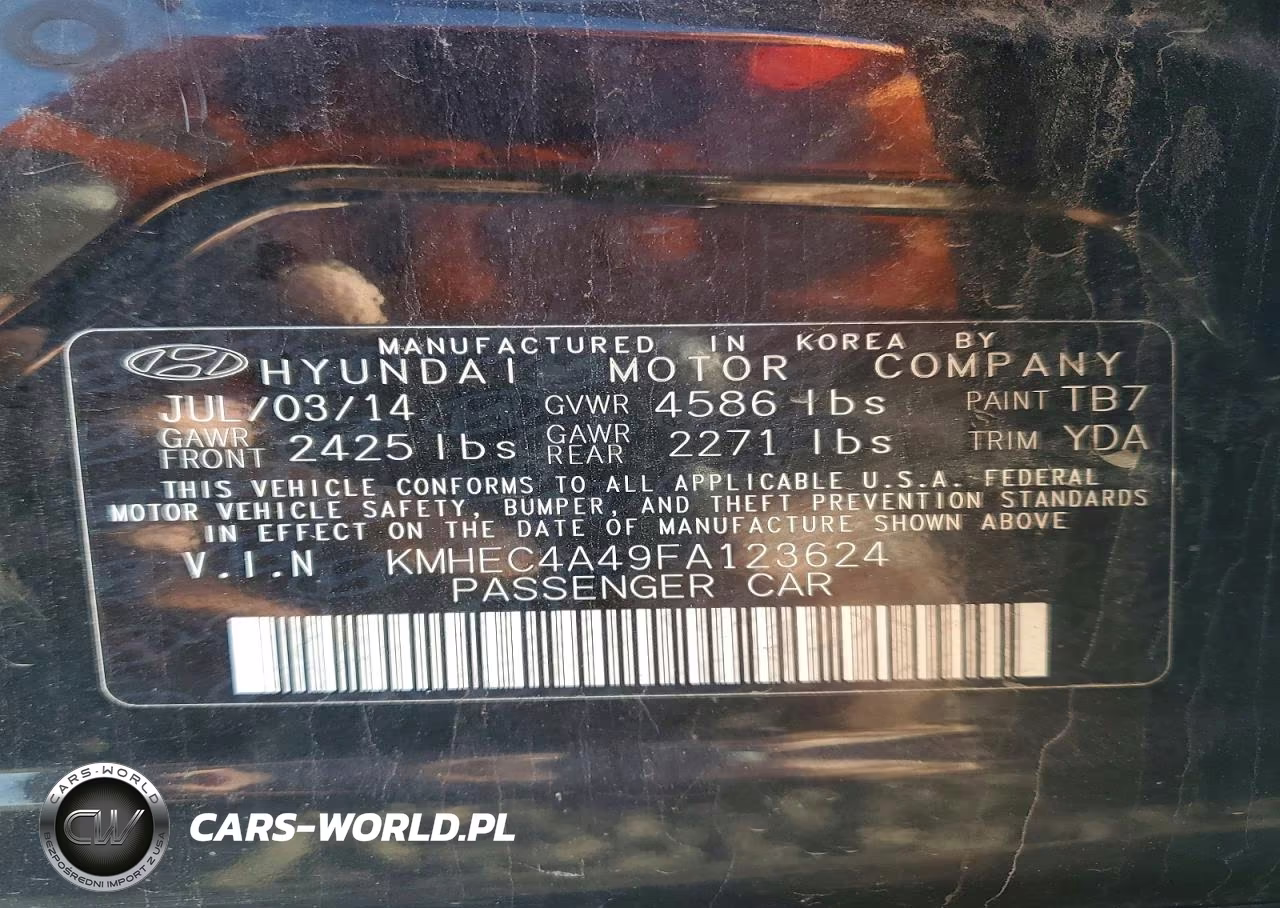 2015 Hyundai Sonata Hybrid Limited VIN:KMHEC4A49FA123624 - 12