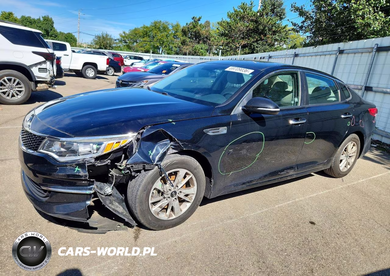 2016 Kia Optima Lx VIN:5XXGT4L31GG113760 - 1