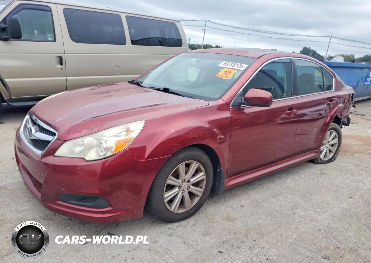 2011 Subaru Legacy 2.5I Premium VIN:4S3BMCG61B3265181 - 1