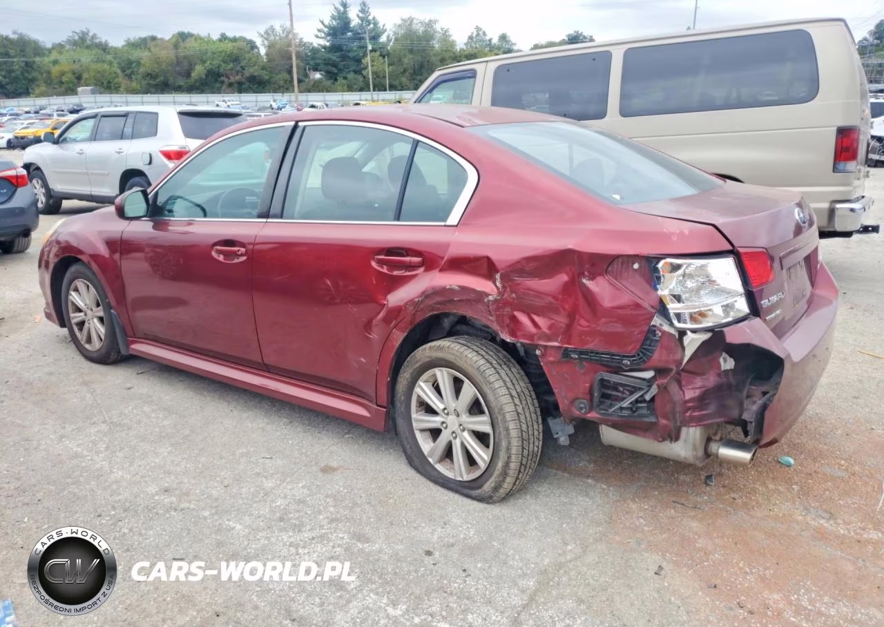 2011 Subaru Legacy 2.5I Premium VIN:4S3BMCG61B3265181 - 2
