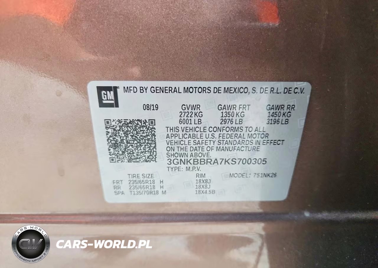 2019 Chevrolet Blazer 1Lt VIN:3GNKBBRA7KS700305 - 14