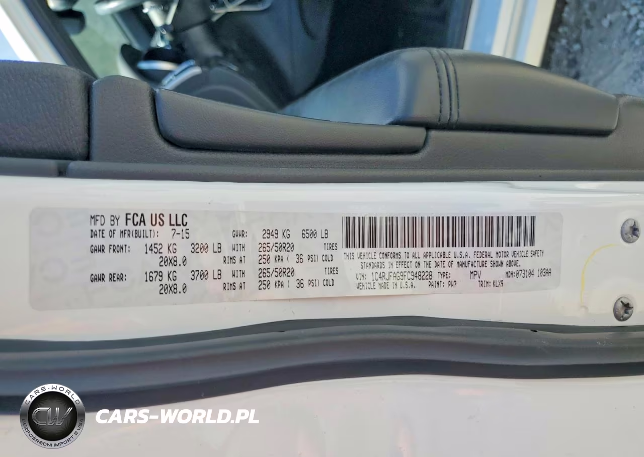 2015 Jeep Grand Cherokee Laredo VIN:1C4RJFAG9FC948228 - 13