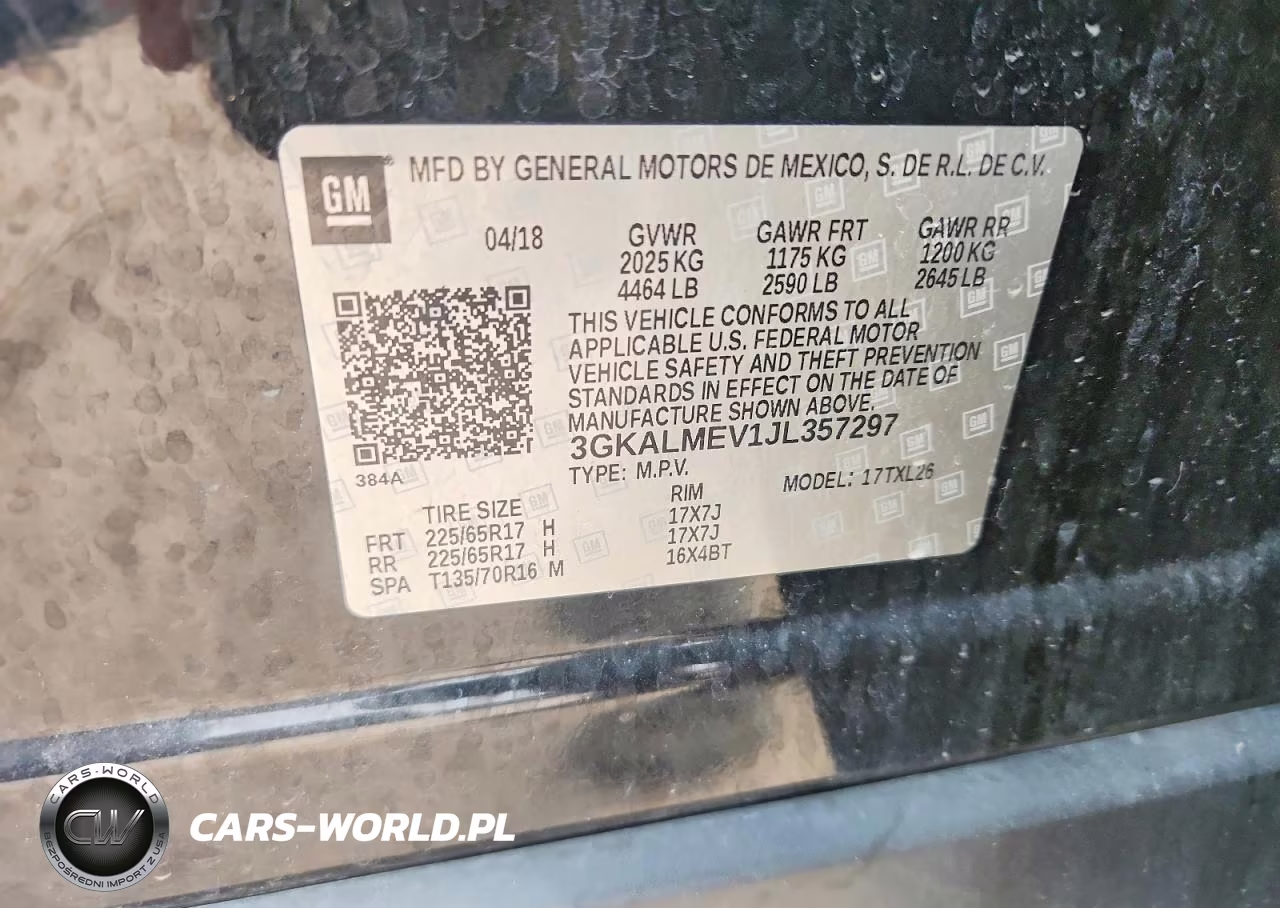 2018 GMC Terrain Sle VIN:3GKALMEV1JL357297 - 13