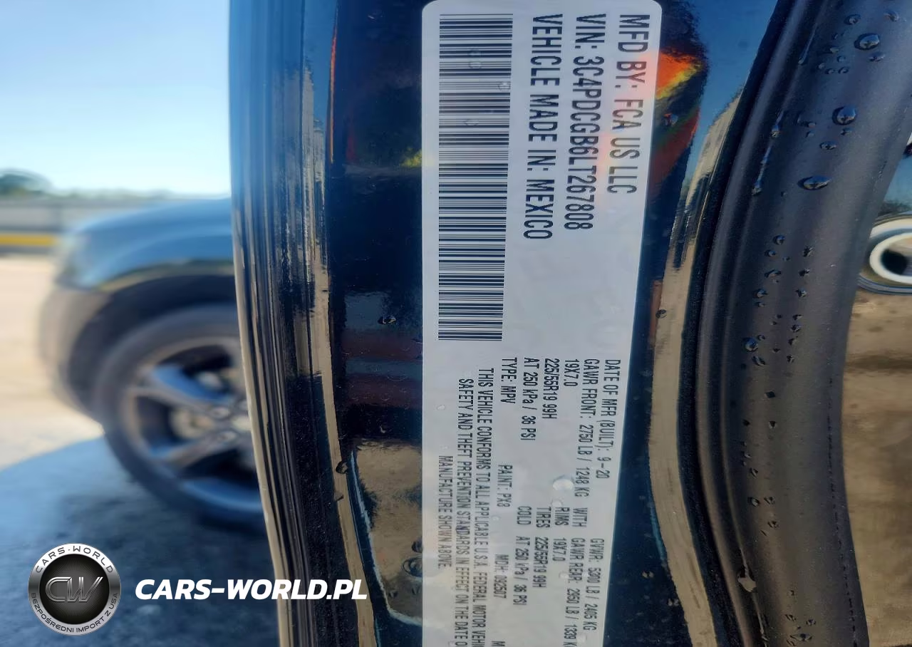 2020 Dodge Journey Crossroad VIN:3C4PDCGB6LT267808 - 13