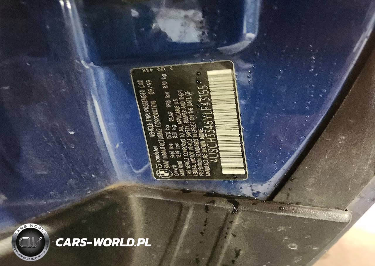2000 BMW Z3 2.8 VIN:4USCH3346YLF43155 - 12