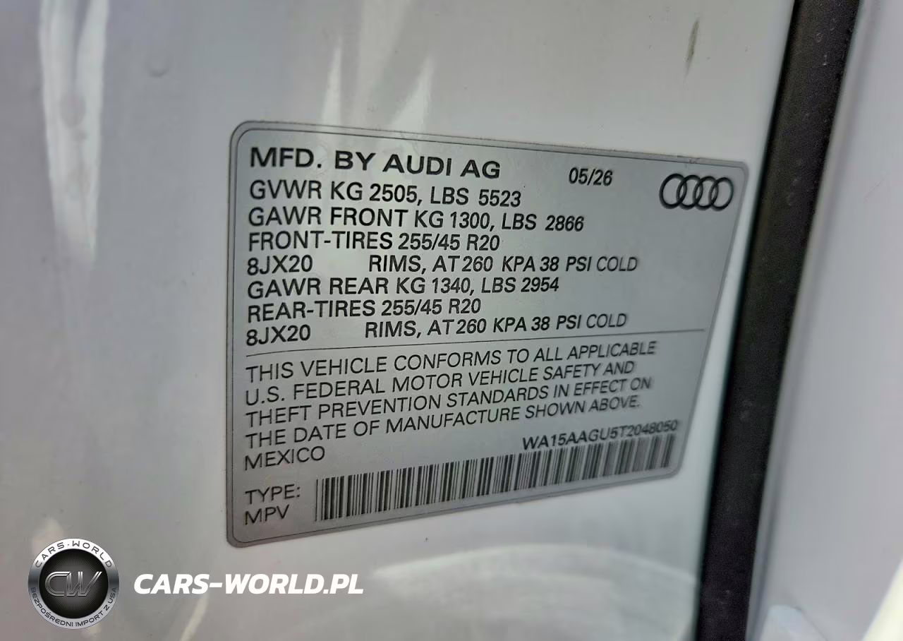 2026 Audi Q5 Premium Plus VIN:WA15AAGU5T2048050 - 13