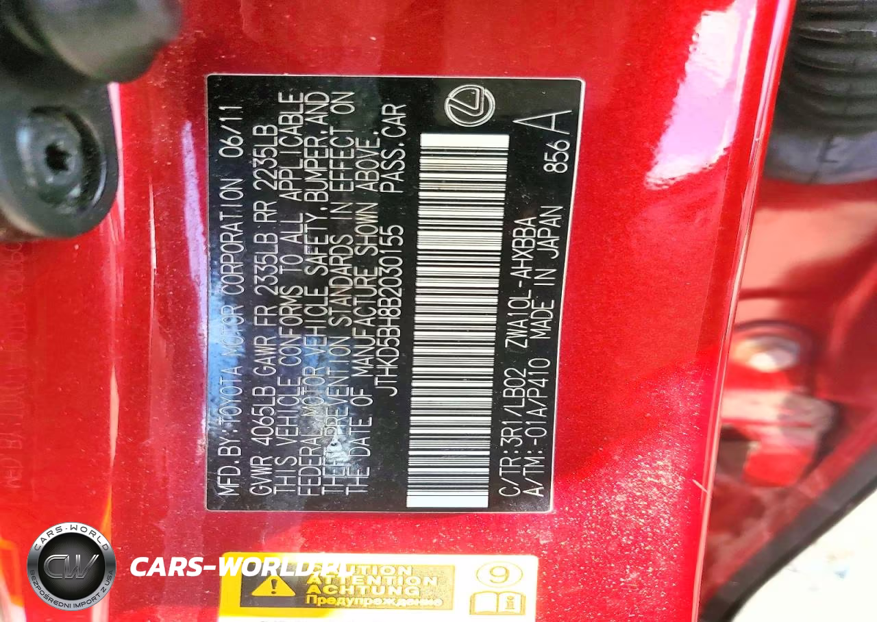 2011 Lexus Ct 200 VIN:JTHKD5BH8B2030155 - 13